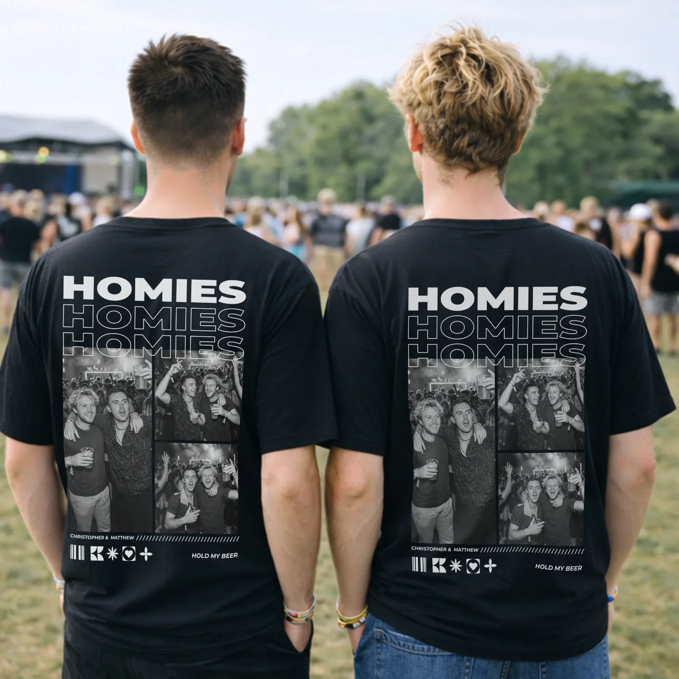(US) Personalisiertes T-Shirt "Drinkbuddies" - Image 4