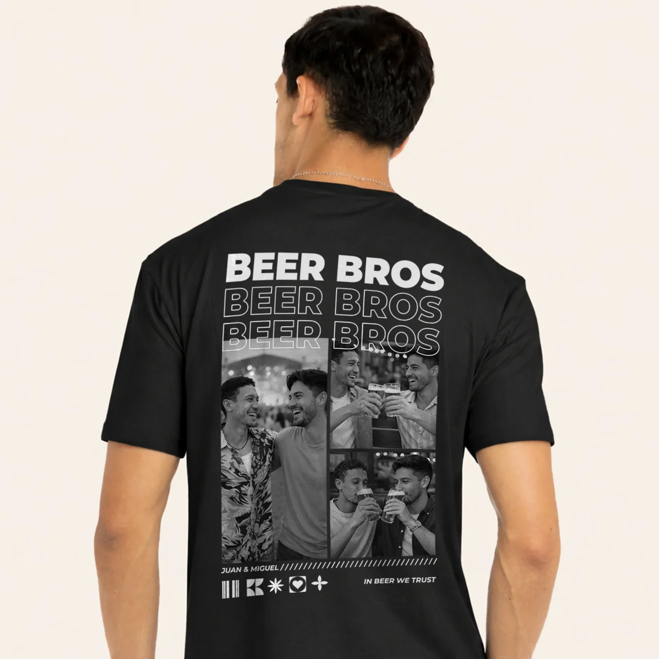 (US) Personalisiertes T-Shirt "Drinkbuddies" - Image 7