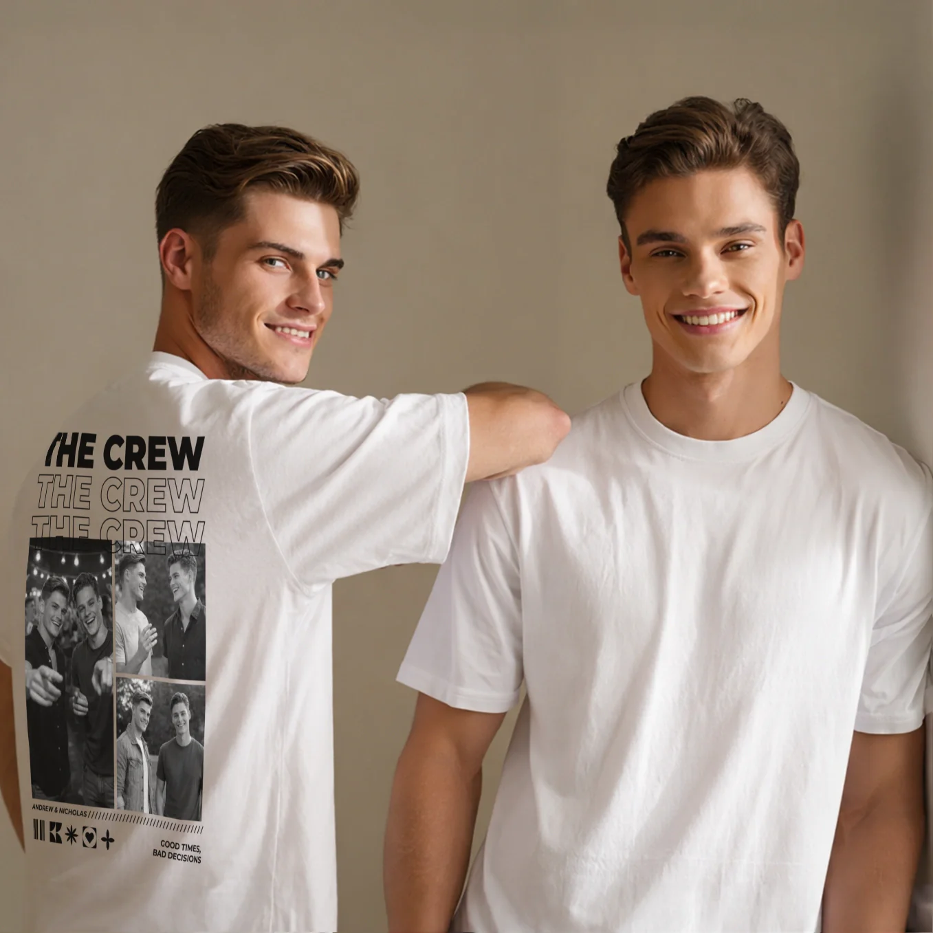 (US) Personalisiertes T-Shirt "Drinkbuddies" - Image 9