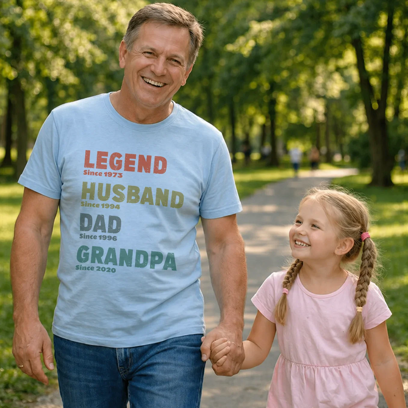 Personalisiertes T-Shirt “Legende, Ehemann, Papa” - Image 4