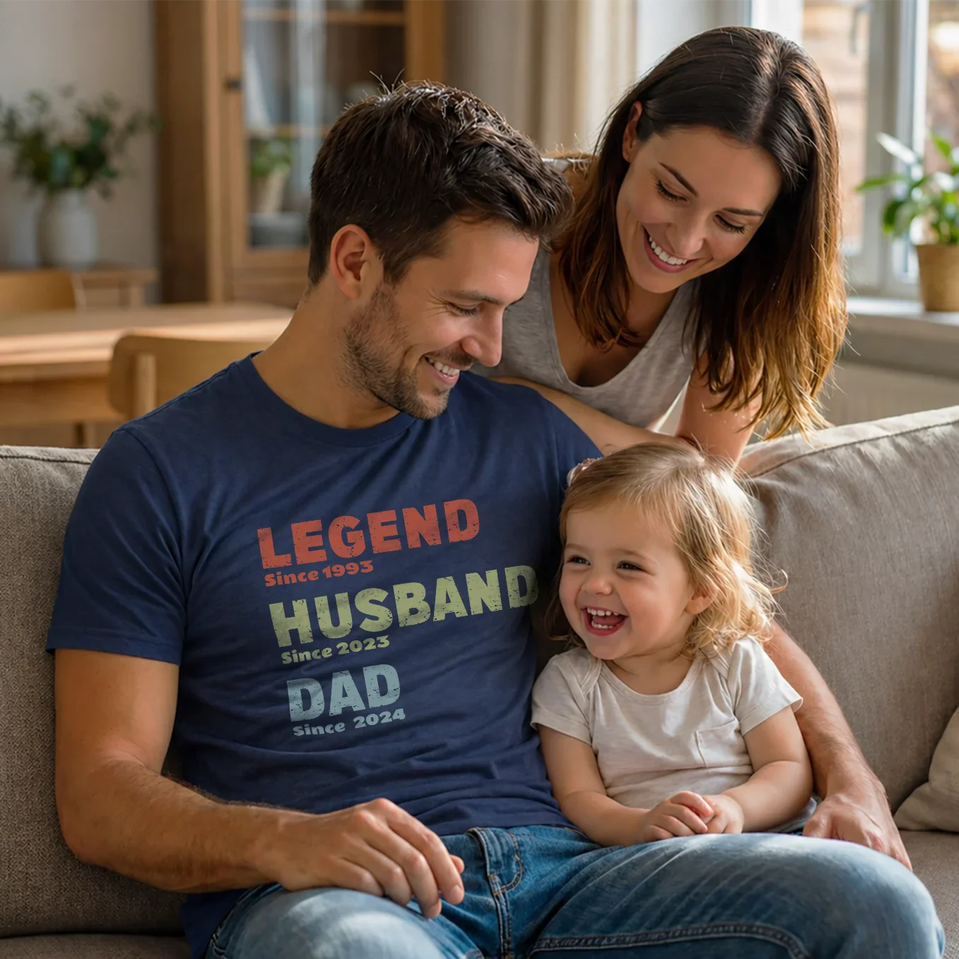 Personalisiertes T-Shirt “Legende, Ehemann, Papa” - Image 5