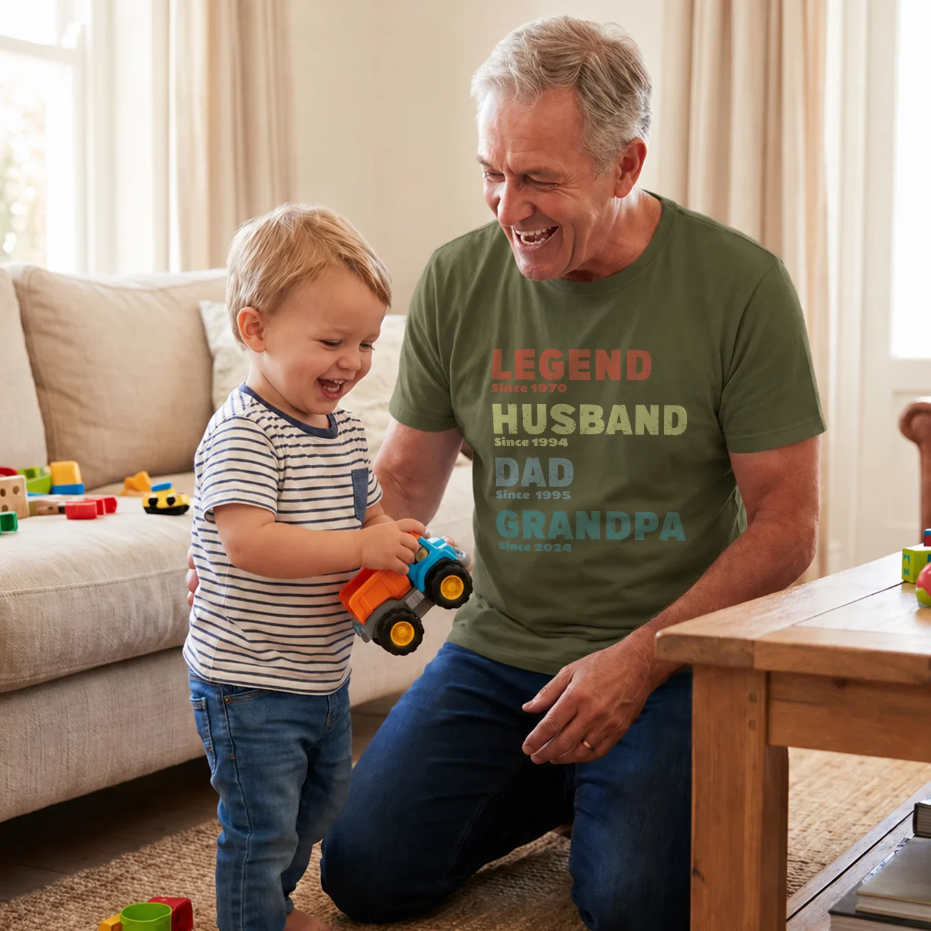 Personalisiertes T-Shirt “Legende, Ehemann, Papa” - Image 6