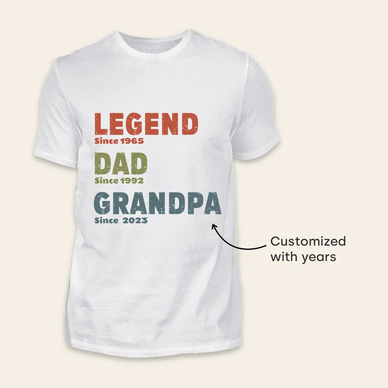Personalisiertes T-Shirt “Legende, Ehemann, Papa” - Image 8