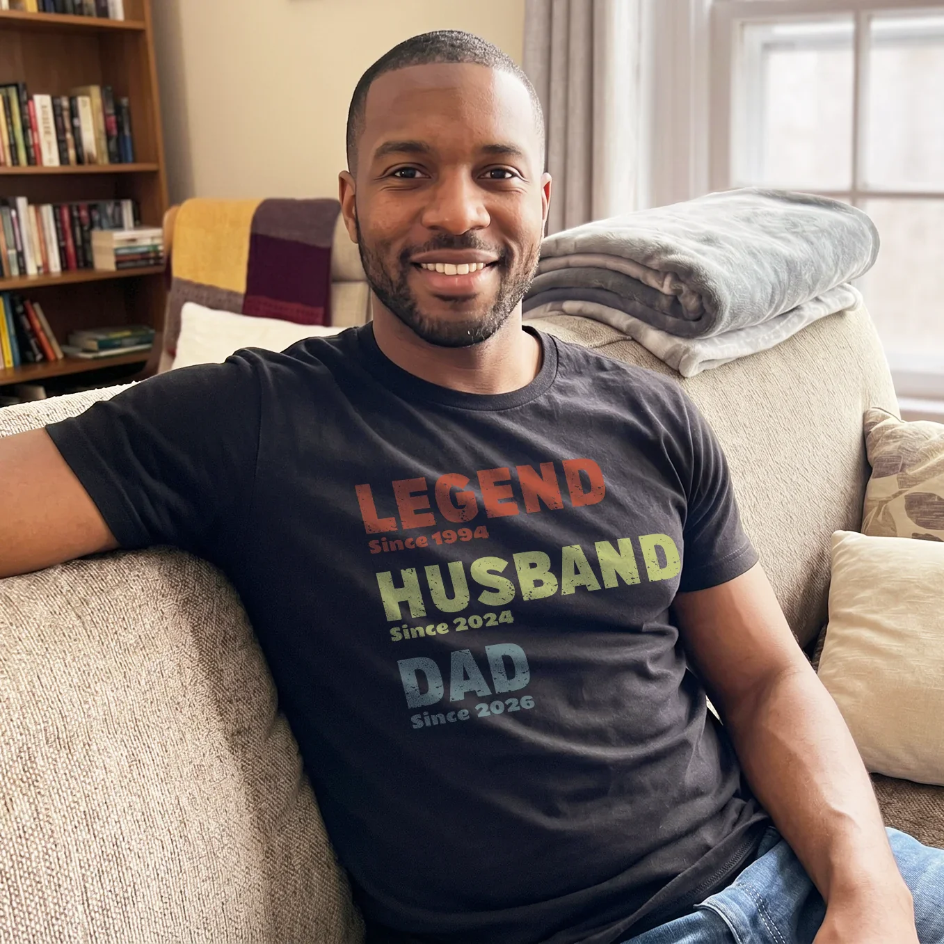 Personalisiertes T-Shirt “Legende, Ehemann, Papa” - Image 9