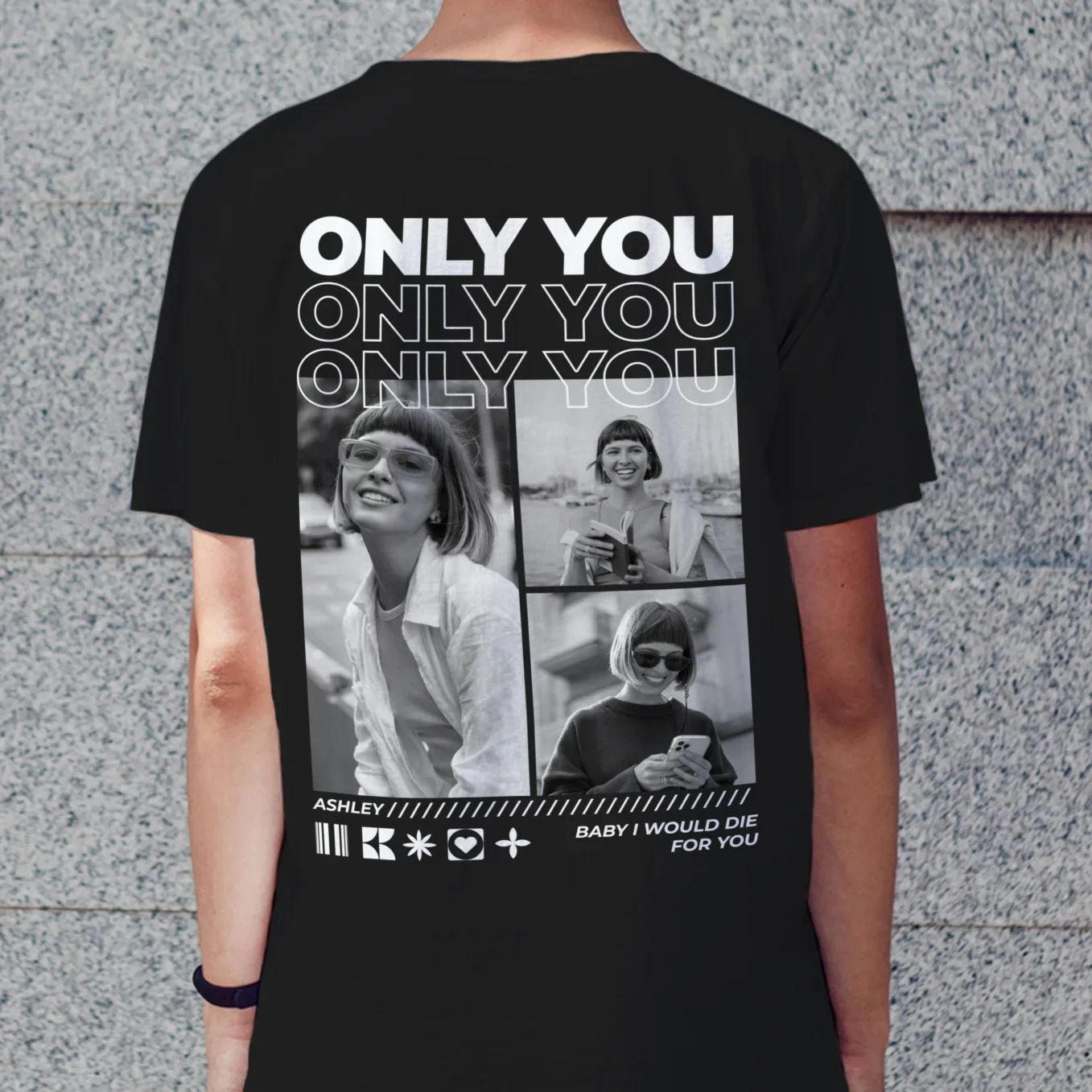 (US) Personalisiertes T-Shirt "Only You" - Image 10