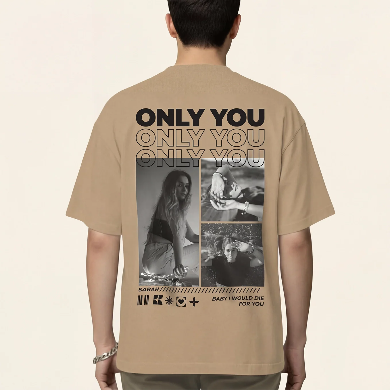 (US) Personalisiertes T-Shirt "Only You" - Image 6