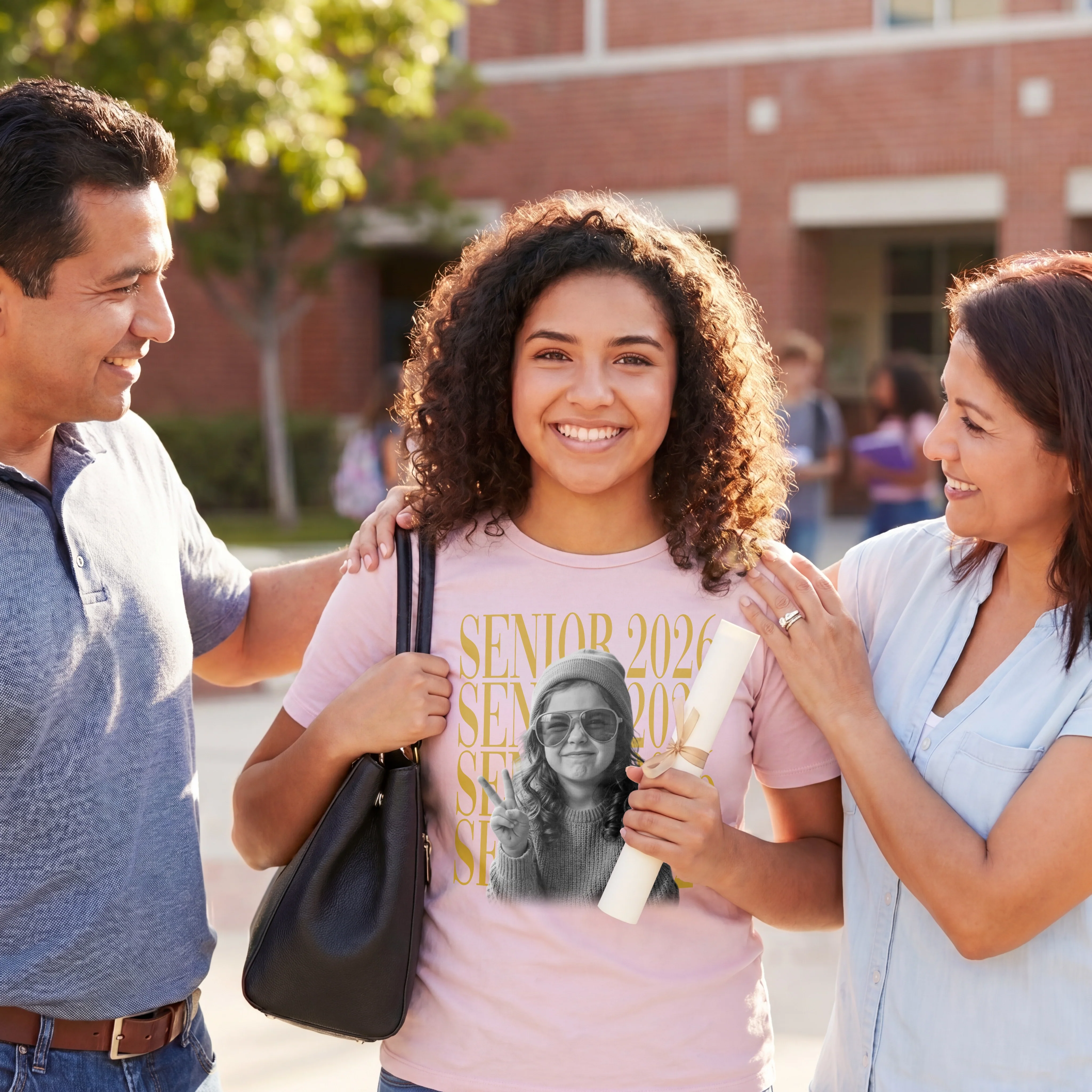 (US) Personalisiertes T-Shirt "Senior" - Image 2