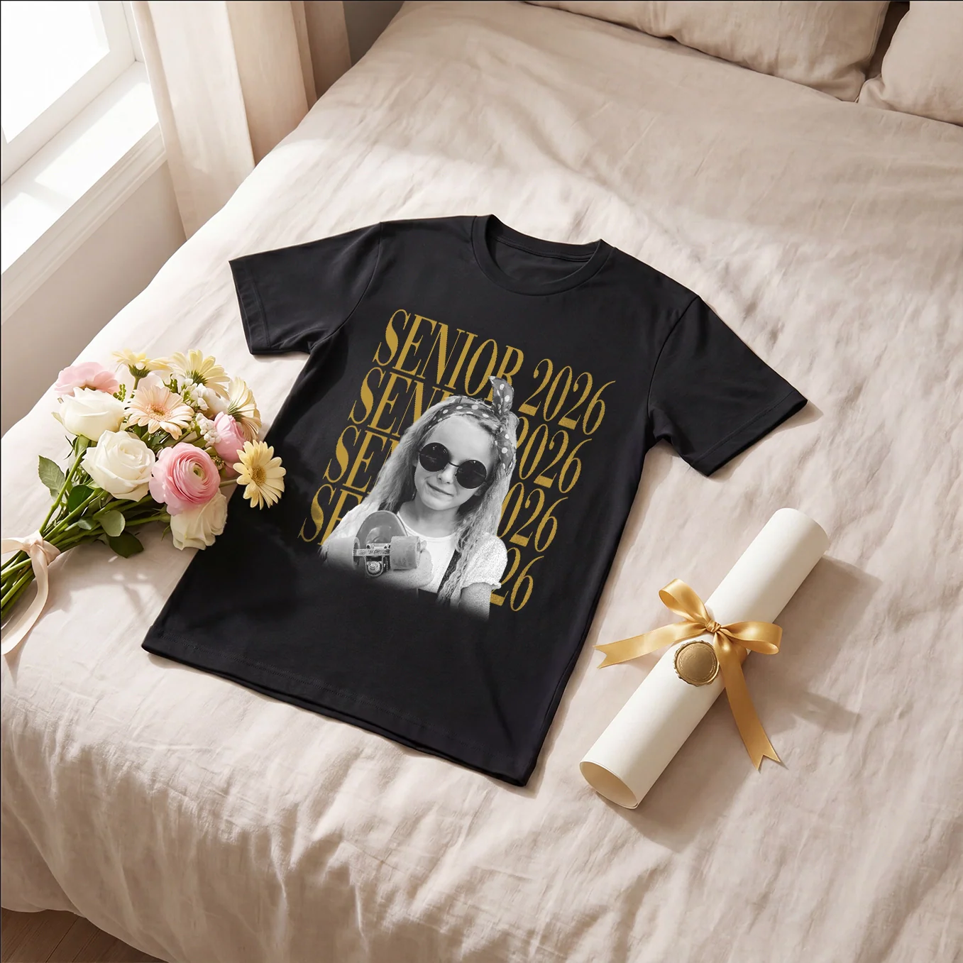 (US) Personalisiertes T-Shirt "Senior" - Image 3