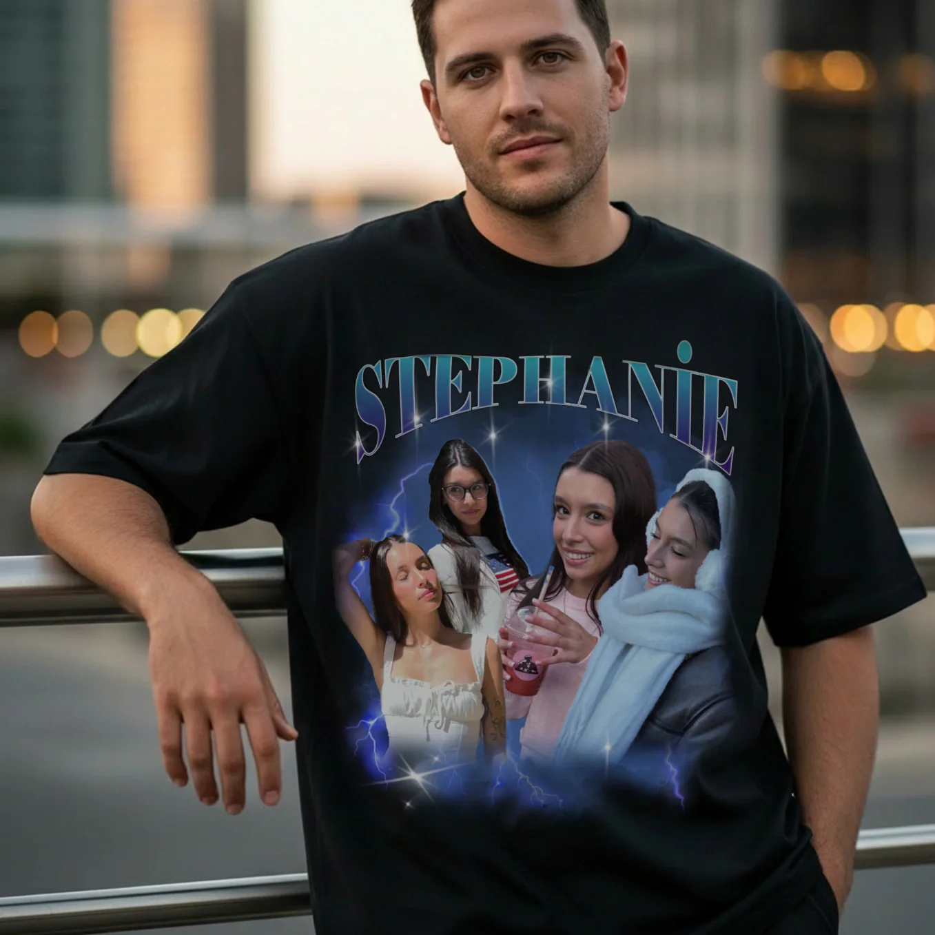 (US) Personalisiertes T-Shirt "Vintage Bootleg" - Image 3
