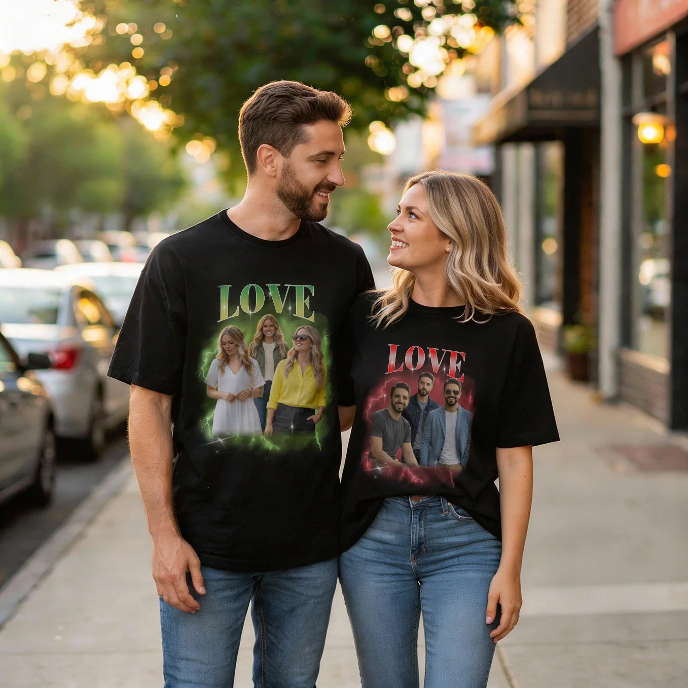 (US) Personalisiertes T-Shirt "Vintage Bootleg" - Image 5
