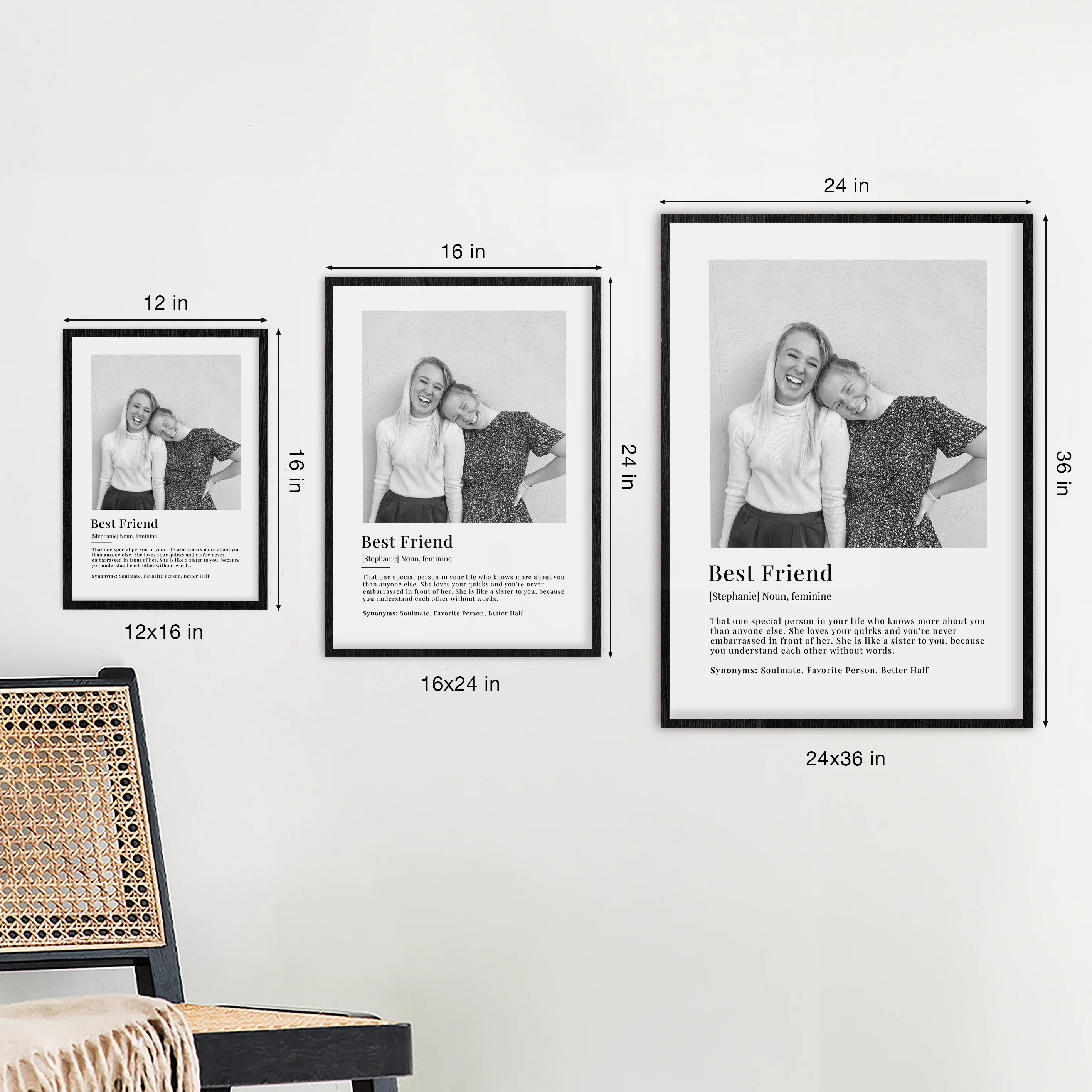 (US) Fotoposter "Beste Freundin Definition" - Image 5