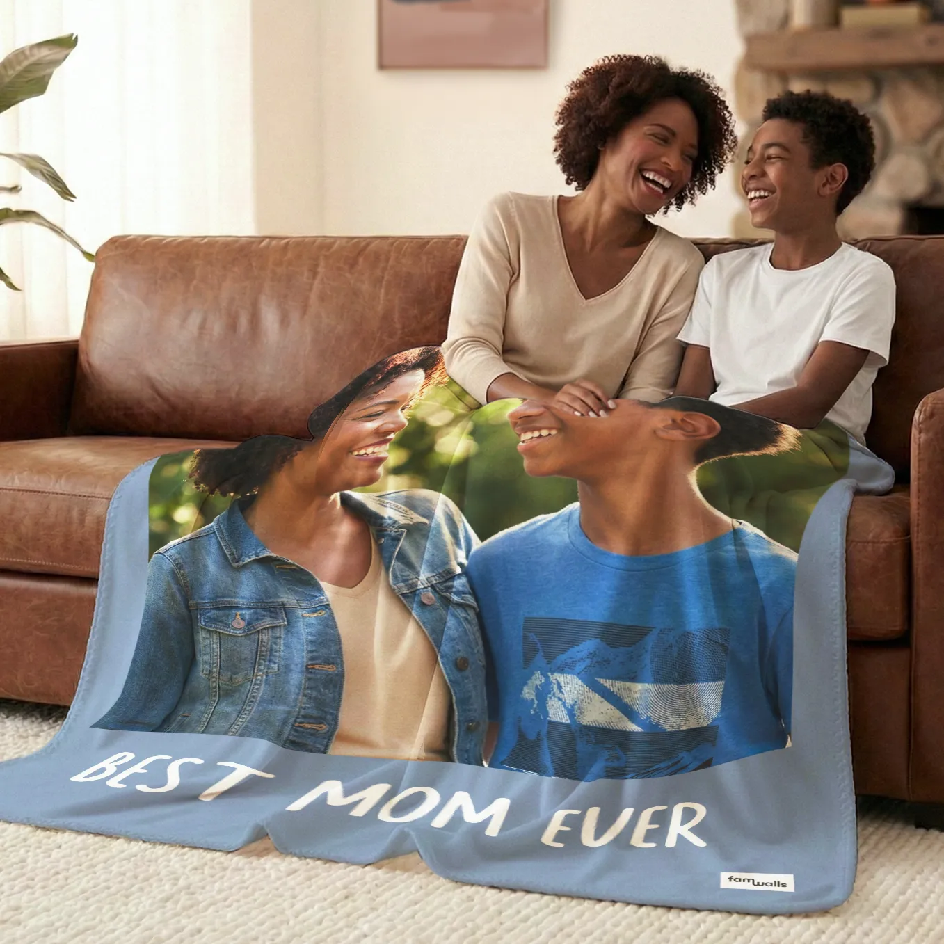 (US) Personalized Photo Blanket "Mama" - Image 10