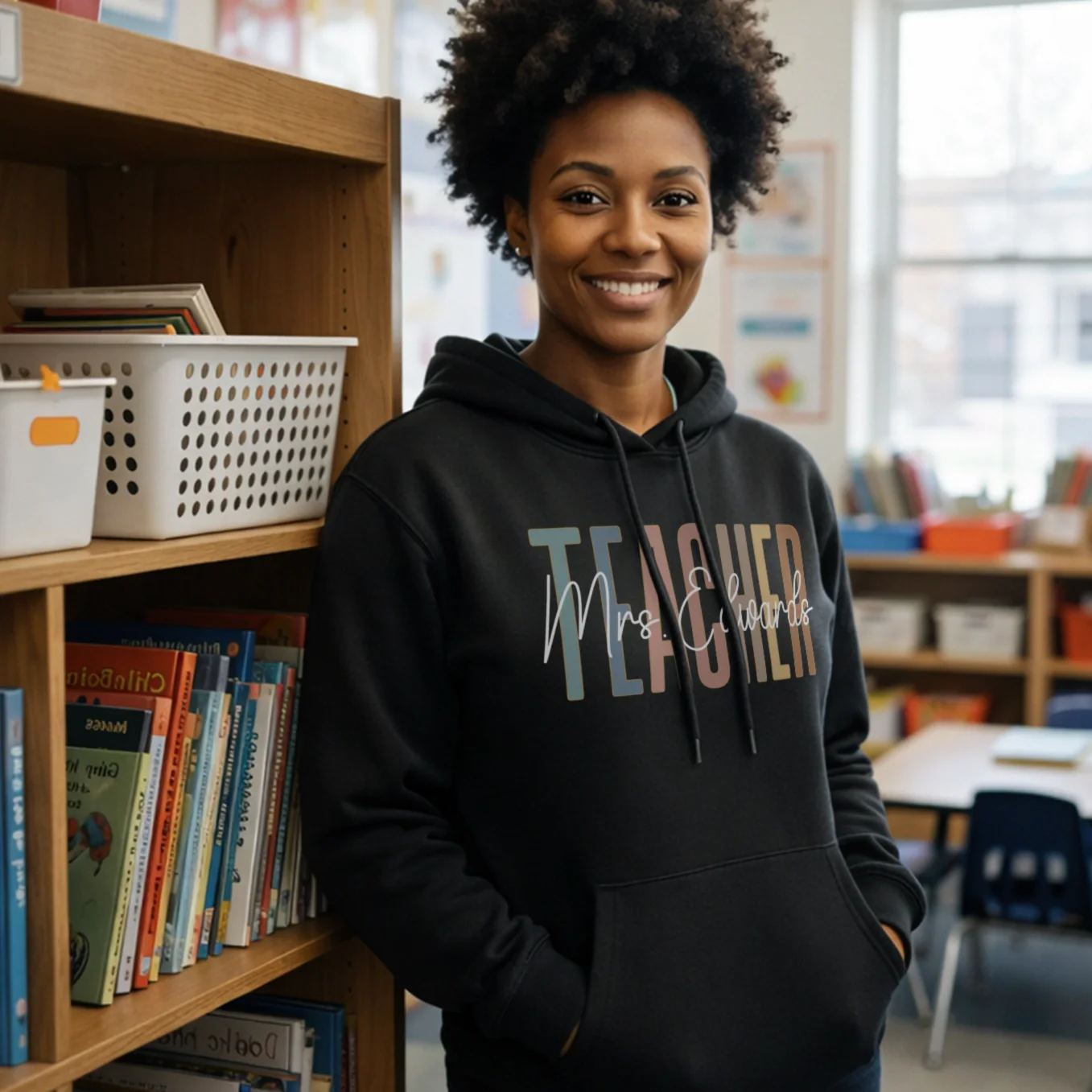 (US) Personalisierter Hoodie "Teacher" - Image 10