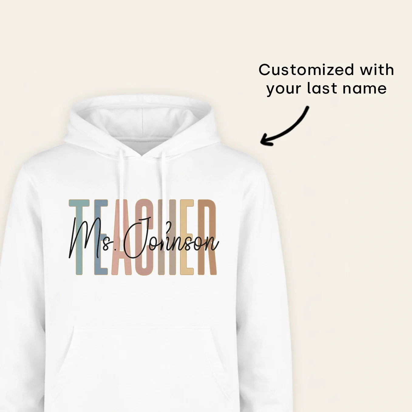 (US) Personalisierter Hoodie "Teacher" - Image 11