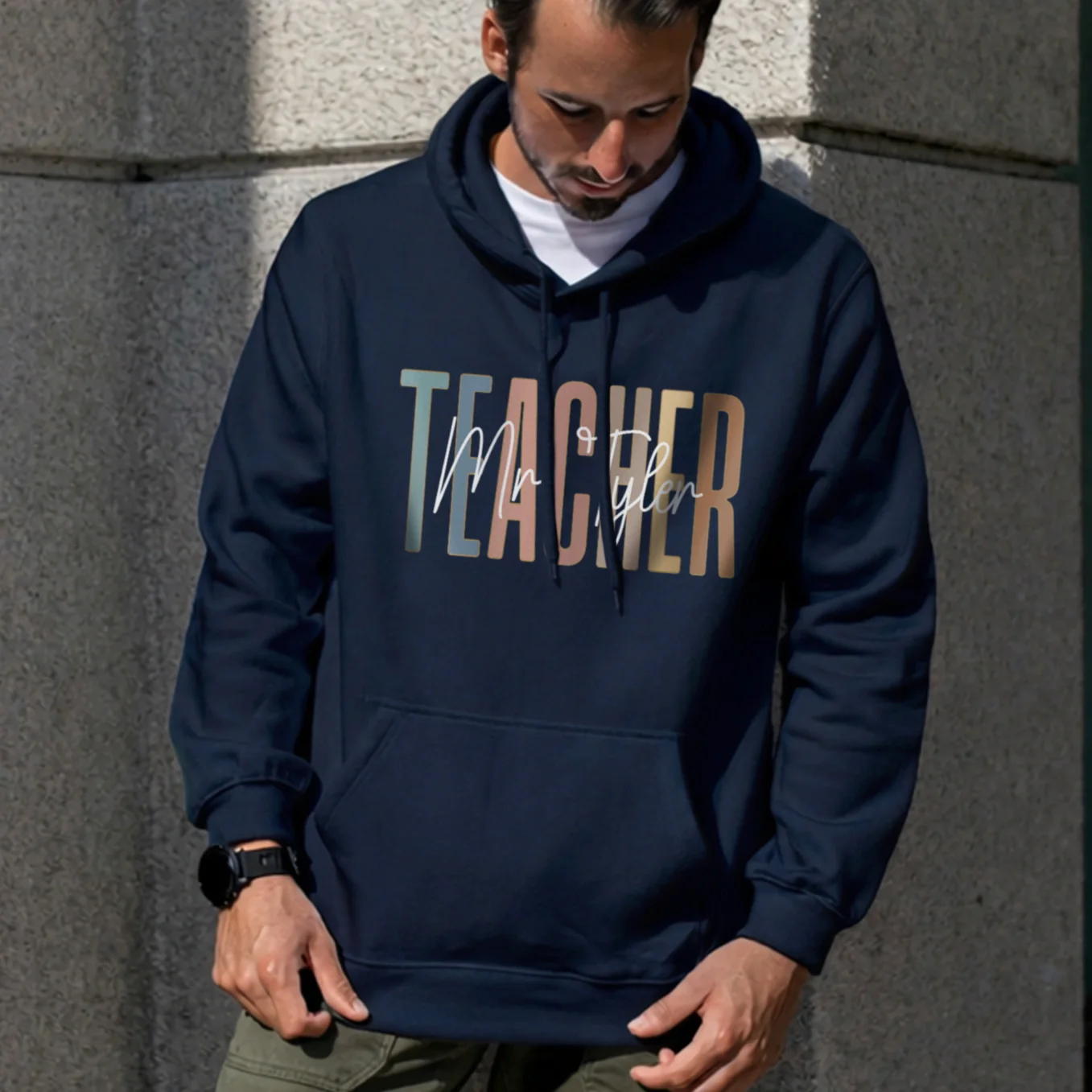 (US) Personalisierter Hoodie "Teacher" - Image 6