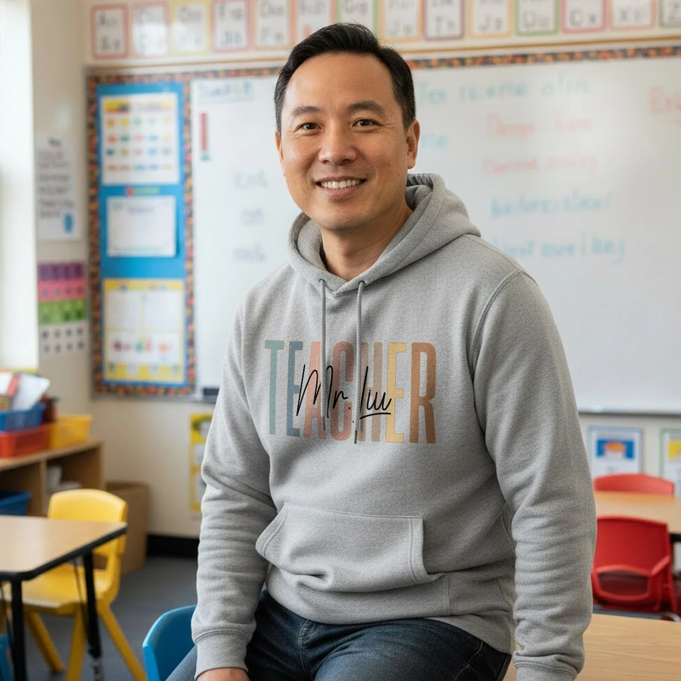 (US) Personalisierter Hoodie "Teacher" - Image 8