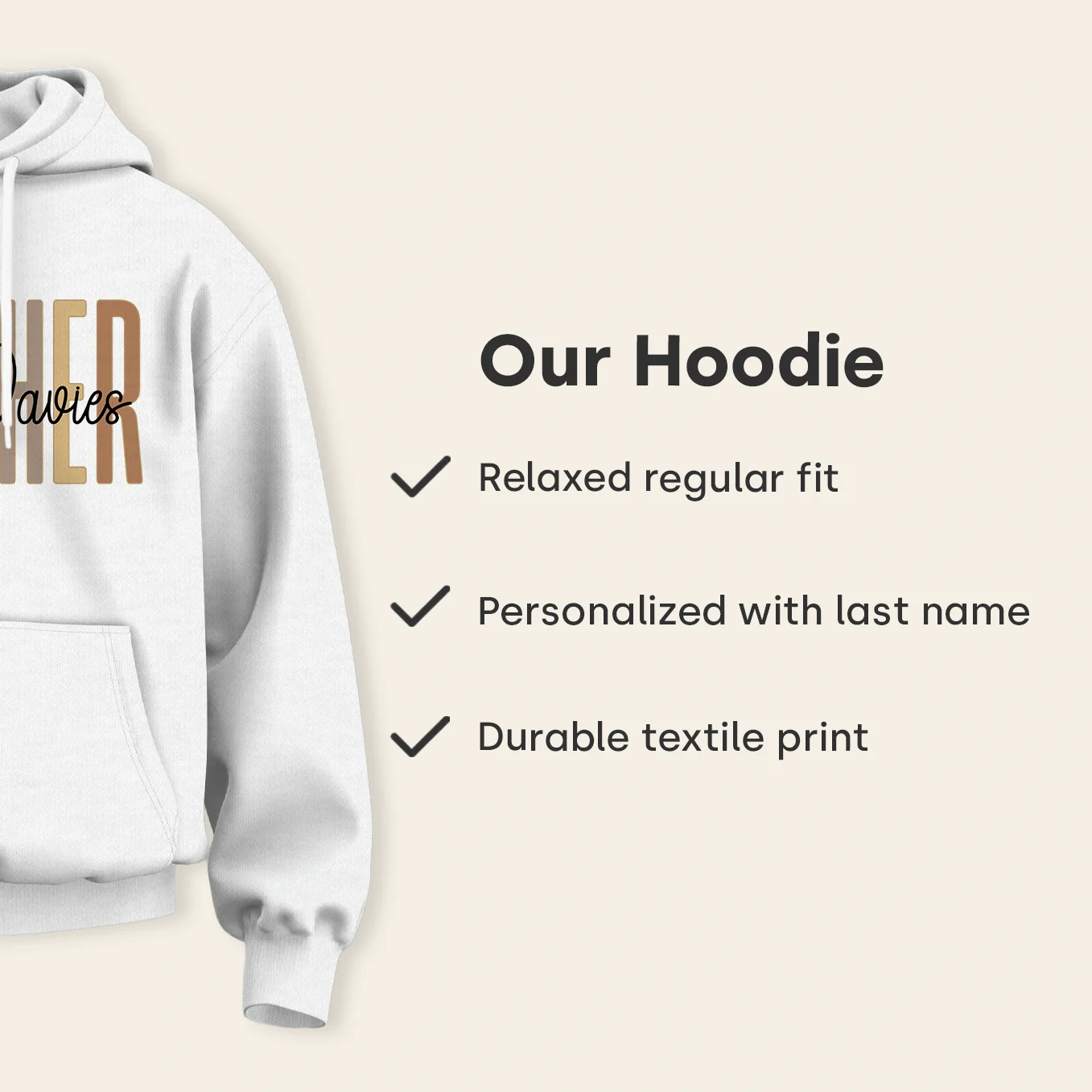 (US) Personalisierter Hoodie "Teacher" - Image 9