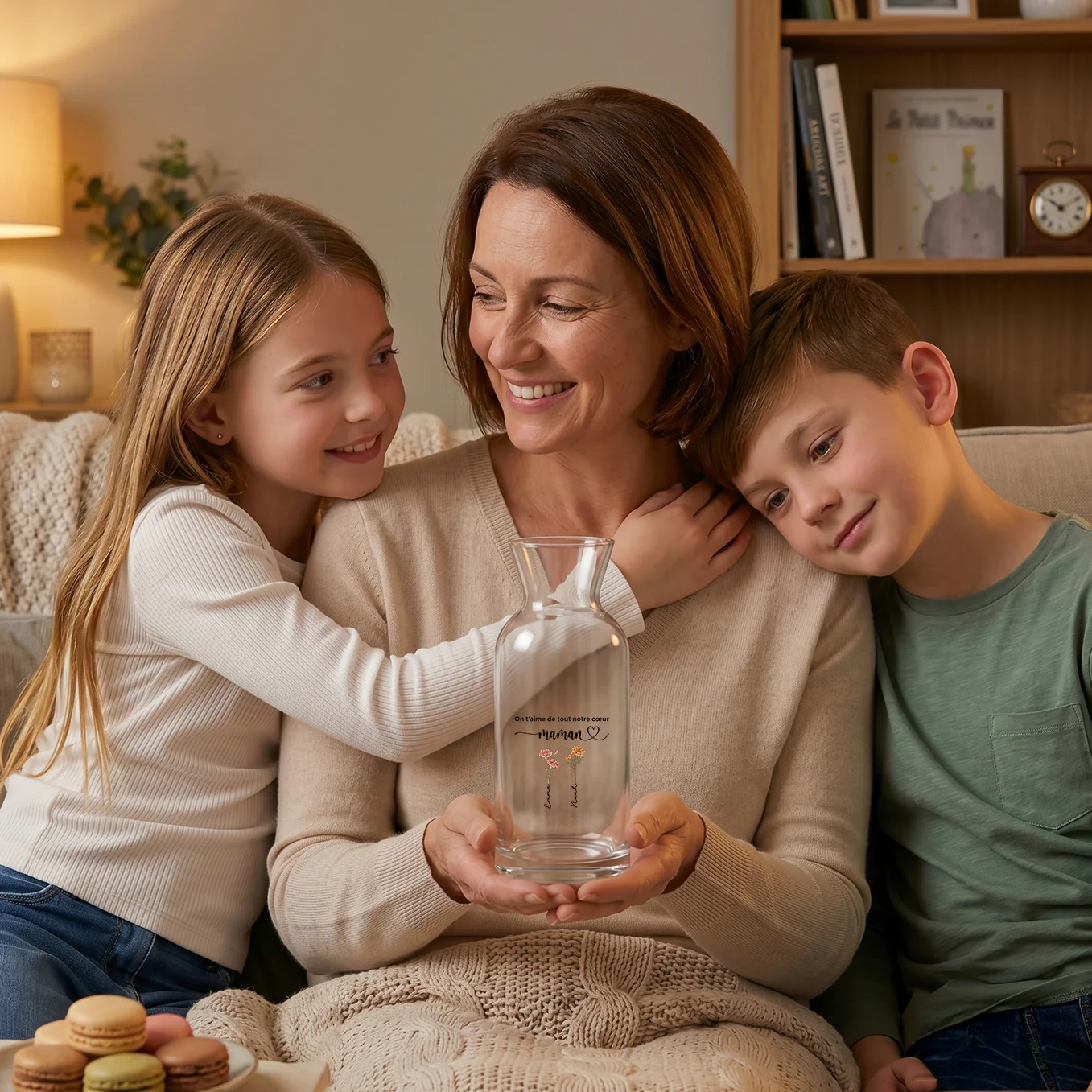 Vase personnalisée "Fleurs pour Maman" - Image 4