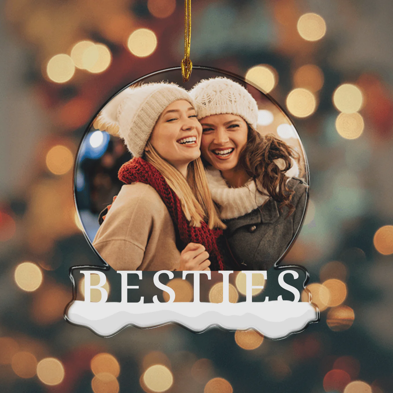 Étiquette de Noël ''Besties Photo'' - Image 2